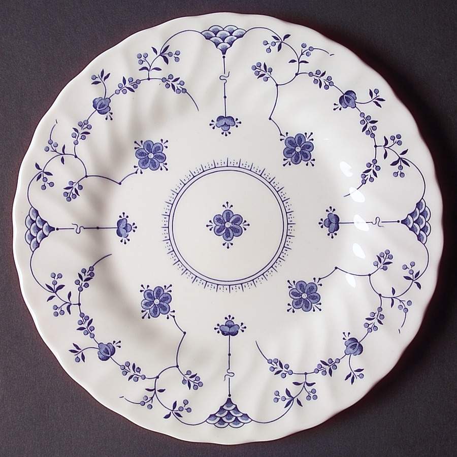Finlandia (Swirl Rim, Columbia, Malaysia) Salad/Dessert Plate by Churchill-1
