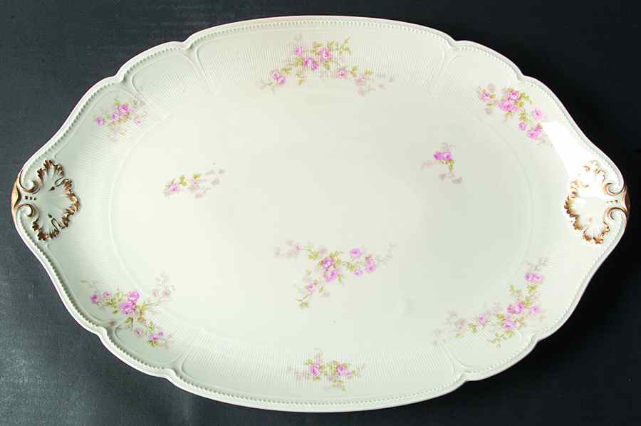 CHF1261 19" Oval Serving Platter by Charles Field Haviland-1