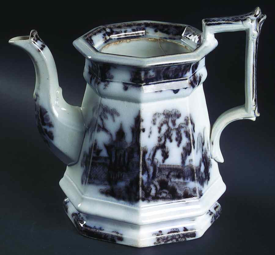 Pelew (Black) Teapot No Lid by Edward Challinor-1