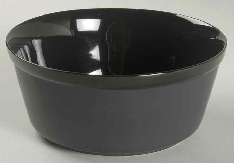 Domino Black Soup/Cereal Bowl by Crate & Barrel-1