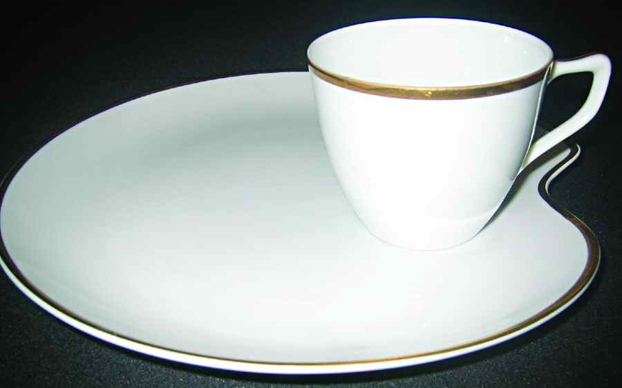 CHE18 Snack Plate & Cup Set by Cherry China (Japan)-1
