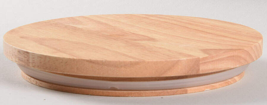 Aspen (Essential) Wood Lid for Extra Large Canister by Crate & Barrel-1