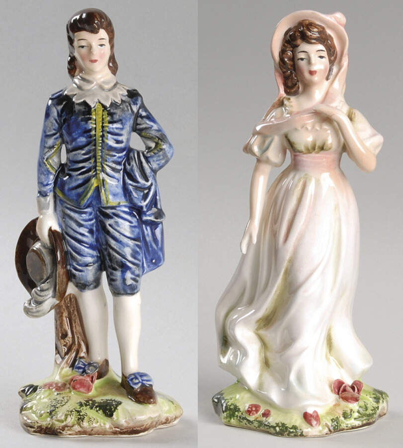 Arnart Figurines Blue Boy And Pinkie-Pair - No Box by Arnart-1