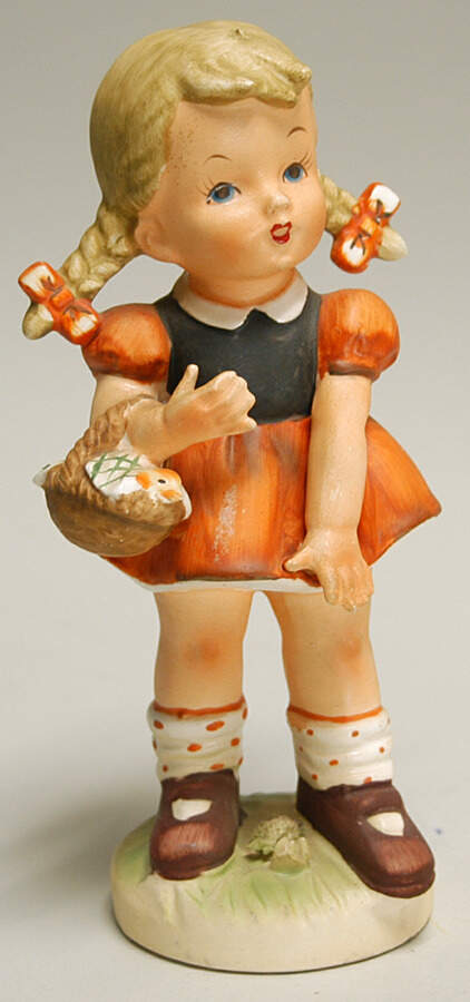 Arnart Figurines Girl With Basket - No Box by Arnart-1