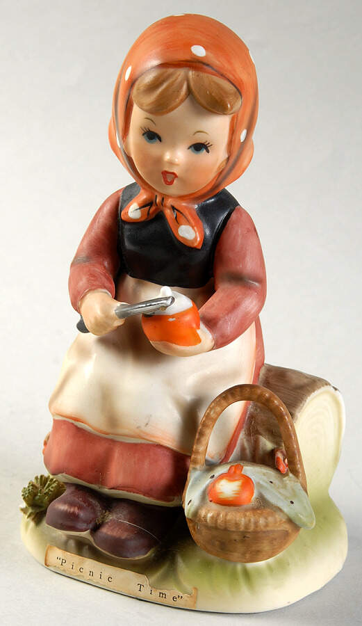 Arnart Figurines Picnic Time Girl - No Box by Arnart-1