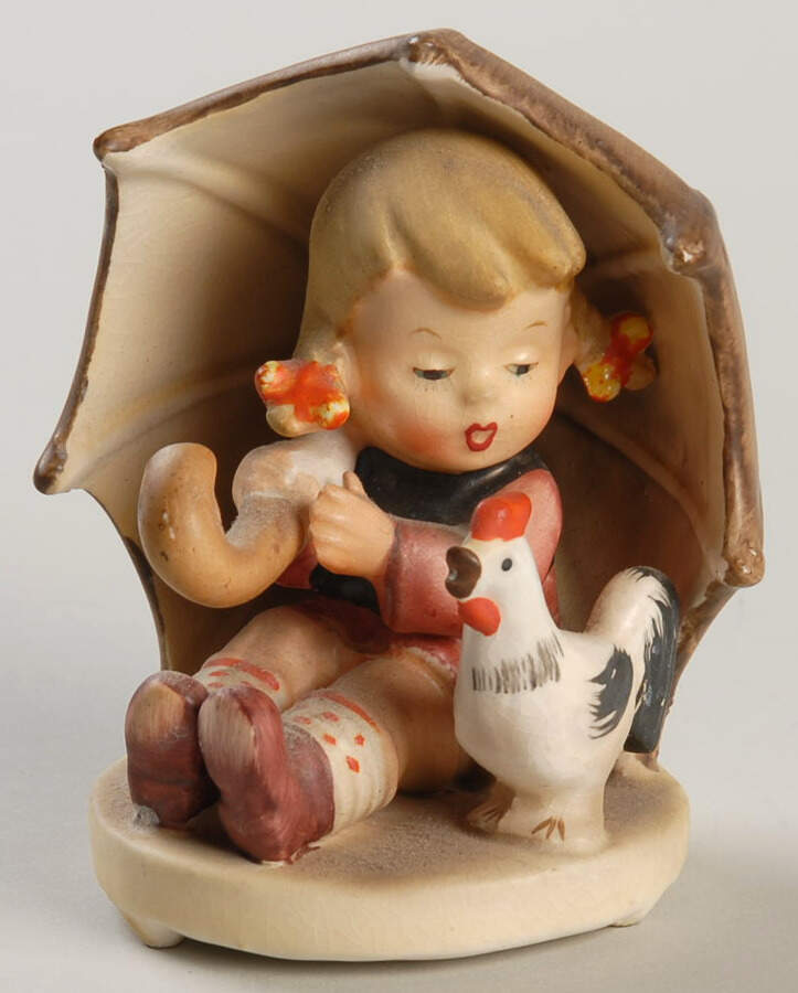 Arnart Figurines Girl With Umbrella - No Box by Arnart-1