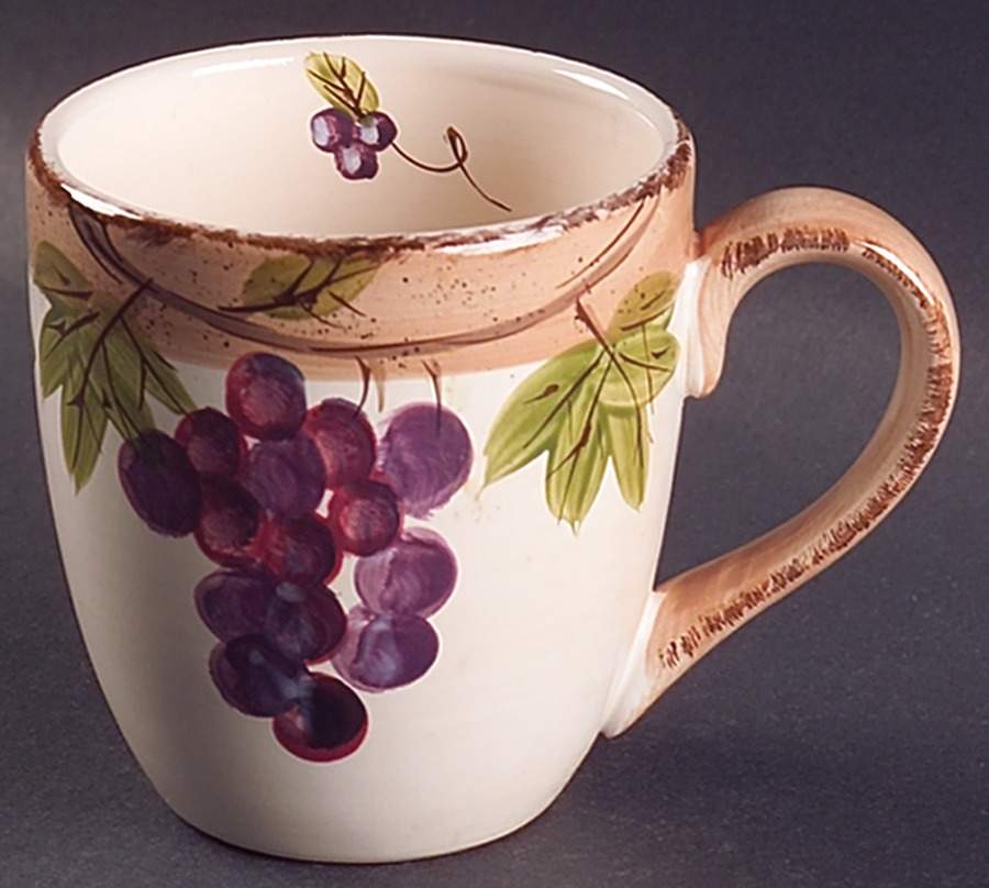 Vintage Fruit Mug by Canterbury Potteries-1