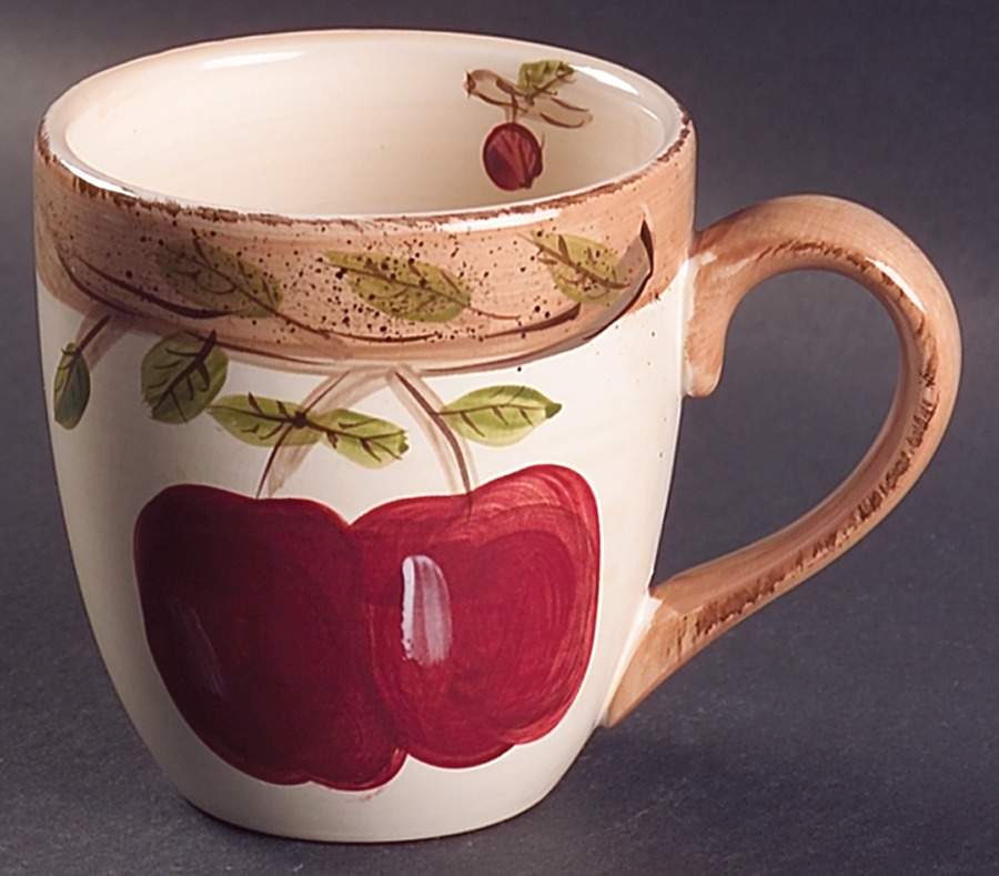 Vintage Fruit Mug by Canterbury Potteries-1