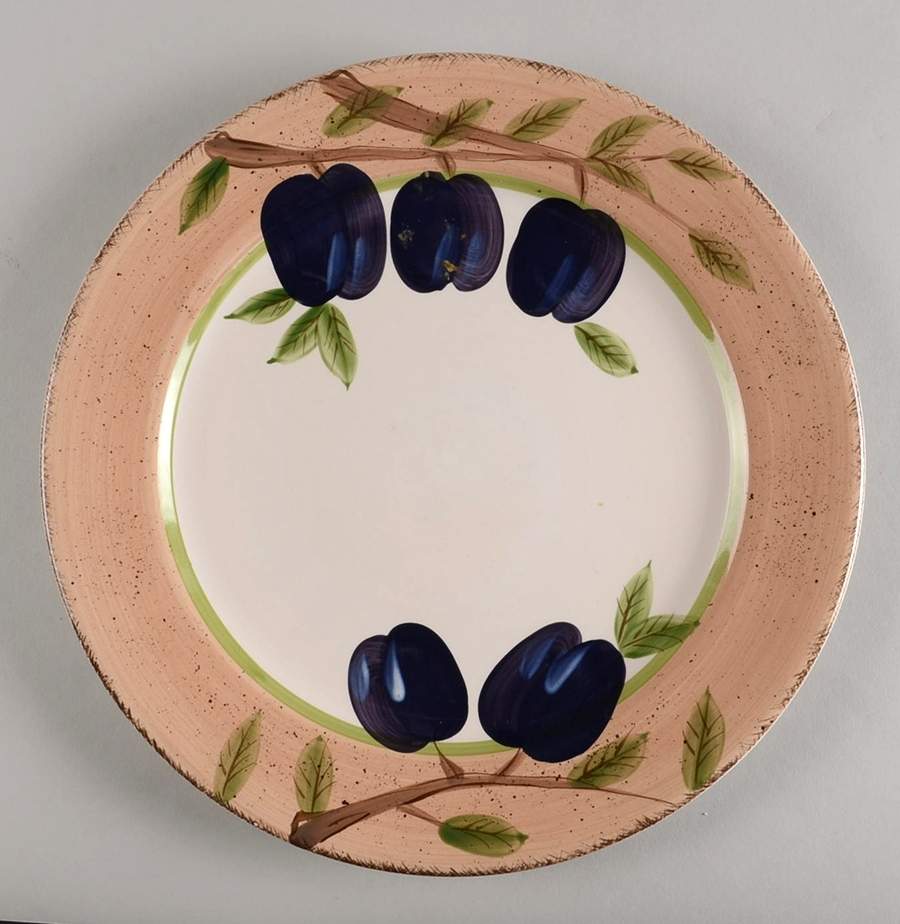 Vintage Fruit Dinner Plate by Canterbury Potteries-1