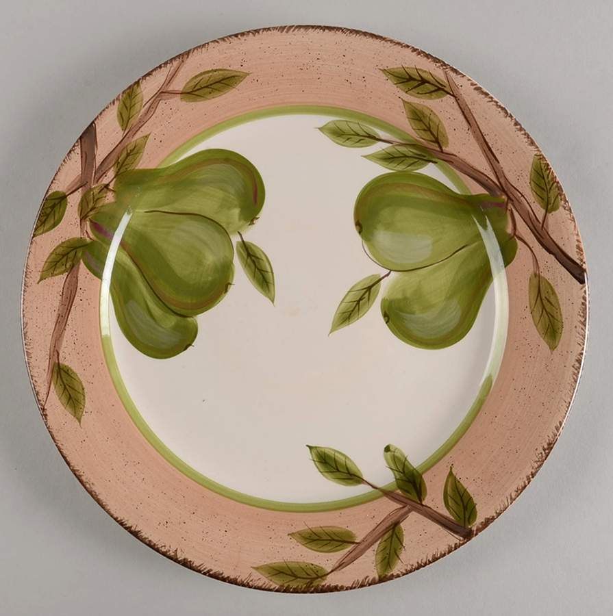 Vintage Fruit Dinner Plate by Canterbury Potteries-1