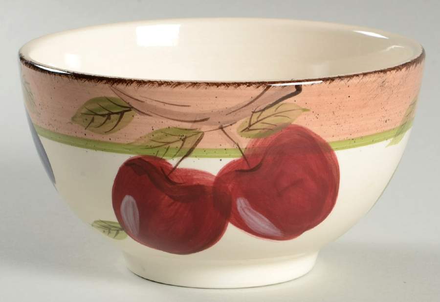 Vintage Fruit Soup/Cereal Bowl by Canterbury Potteries-1