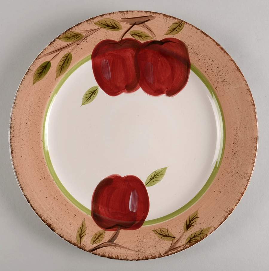 Vintage Fruit Dinner Plate by Canterbury Potteries-1