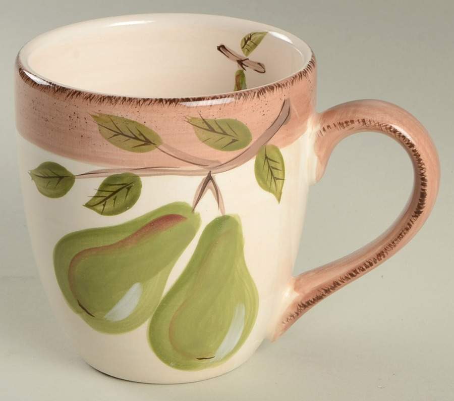 Vintage Fruit Mug by Canterbury Potteries-1