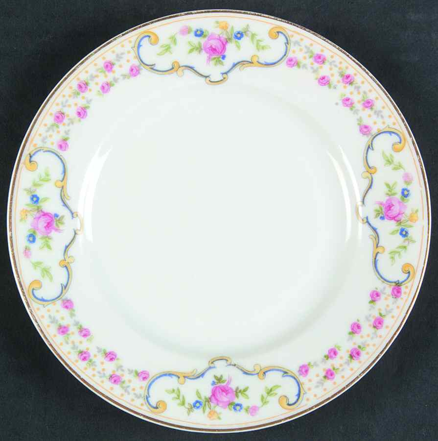 CZE186 Bread & Butter Plate by Czechia-Czechoslovakia-1