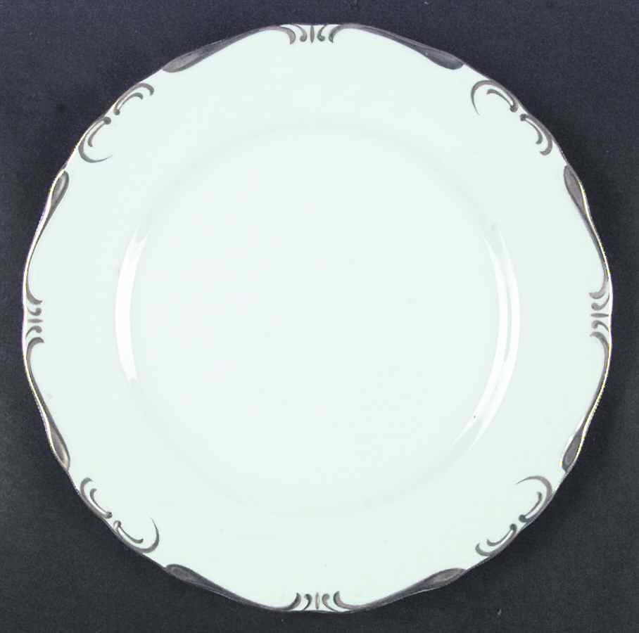 Baroness (Platinum) Dinner Plate by Claridge-1