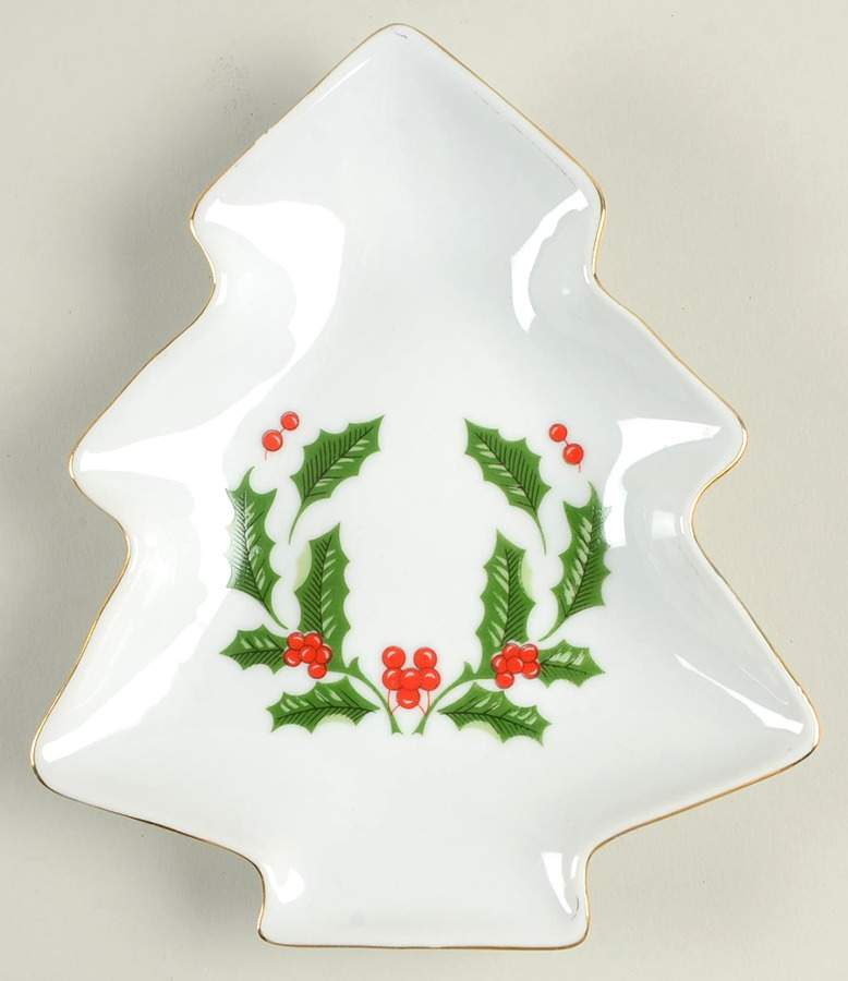 CX324 1 Part Medium Tree Shaped Dish by China (Made in China)-1