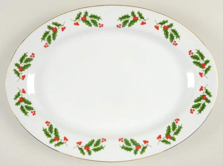 CX324 13" Oval Serving Platter by China (Made in China)-1