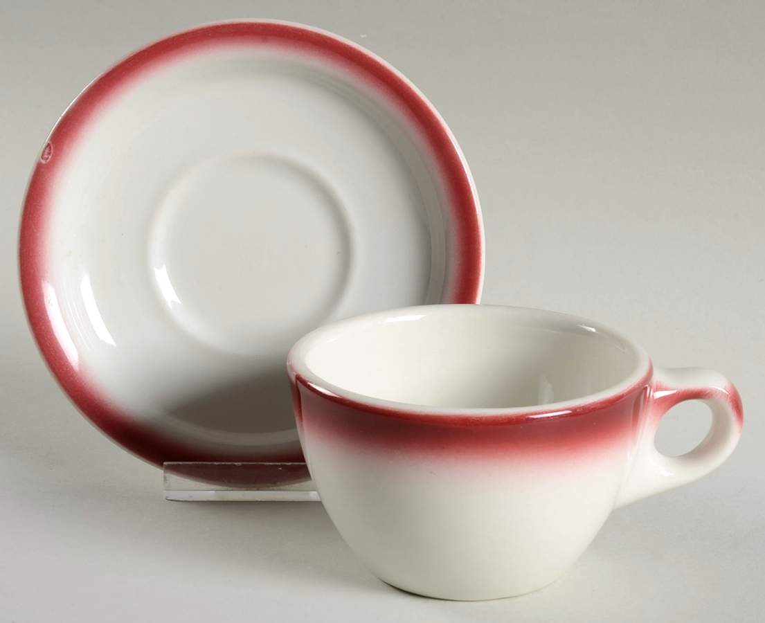 CRB17 Flat Cup & Saucer Set by Caribe-1