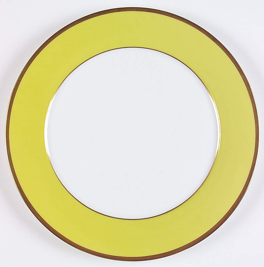 Arc En Ciel Almond Green (Vert Amande) Service Plate (Charger) by Charles Field Haviland-1