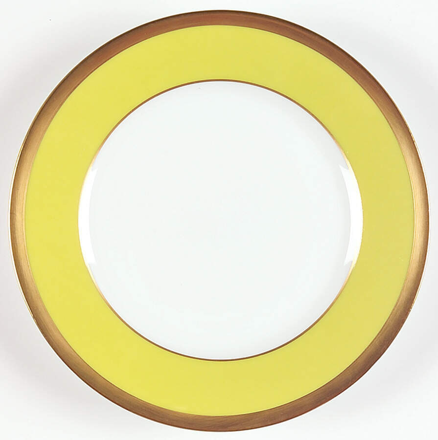 Arc En Ciel Almond Green (Vert Amande) Bread & Butter Plate by Charles Field Haviland-1