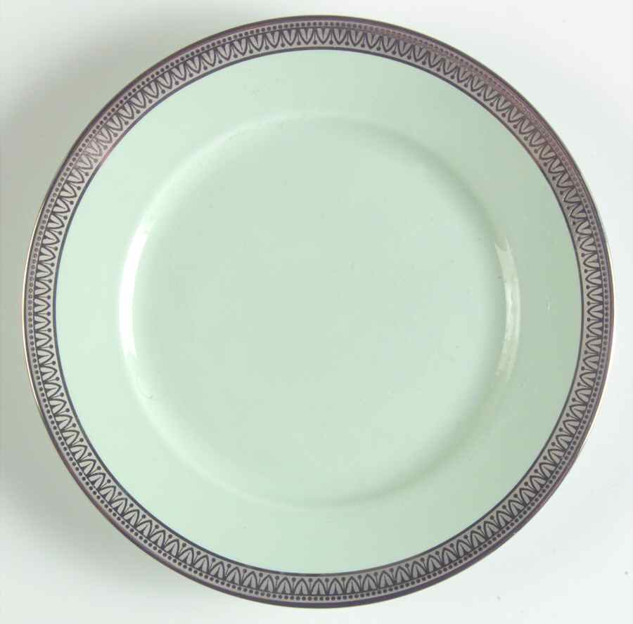 Malmaison Platinum Celadon Bread & Butter Plate by Charles Field Haviland-1