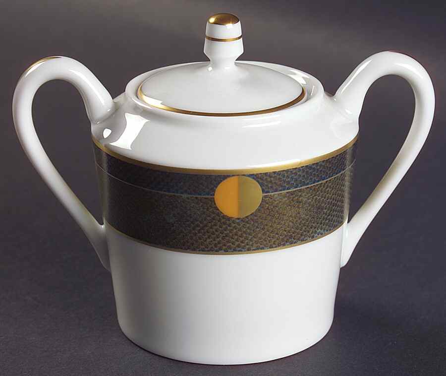 Planete Sugar Bowl & Lid by Charles Field Haviland-1