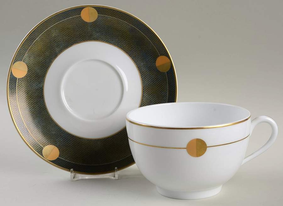 Planete Breakfast Cup & Saucer Set by Charles Field Haviland-1