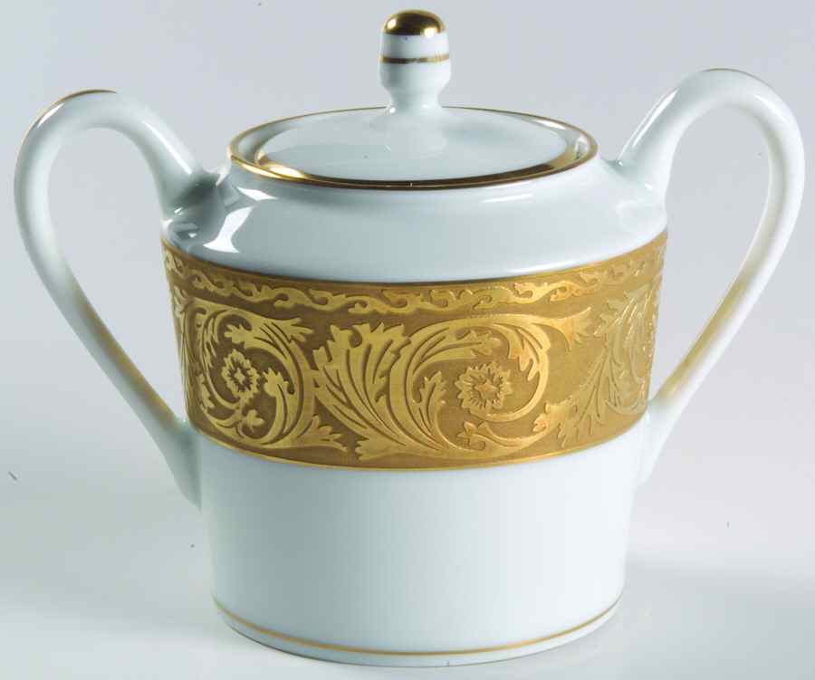 Versailles Gold Sugar Bowl & Lid by Charles Field Haviland-1