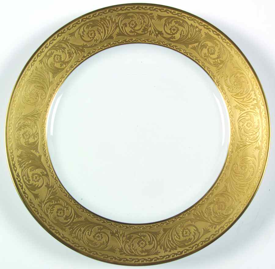 Versailles Gold Dinner Plate by Charles Field Haviland-1