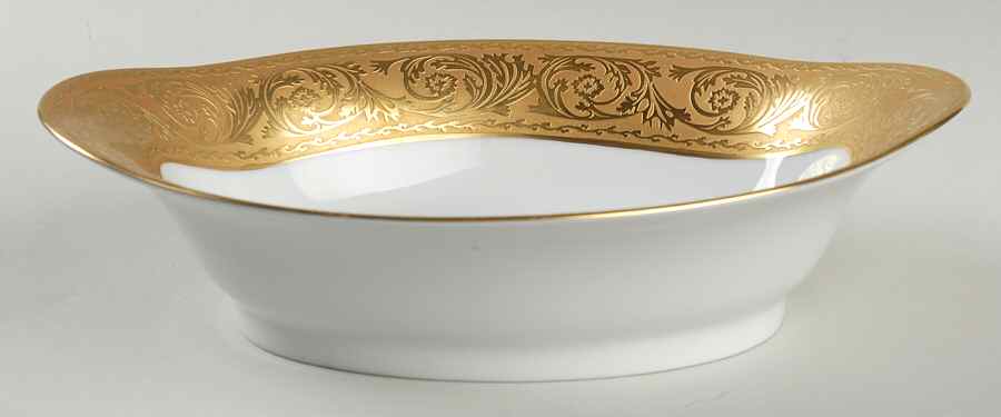 Versailles Gold 9" Oval Vegetable Bowl by Charles Field Haviland-1