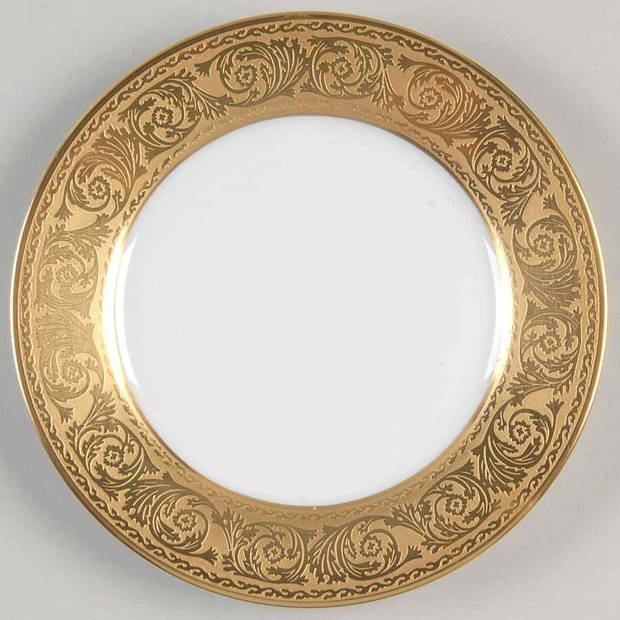 Versailles Gold Bread & Butter Plate by Charles Field Haviland-1