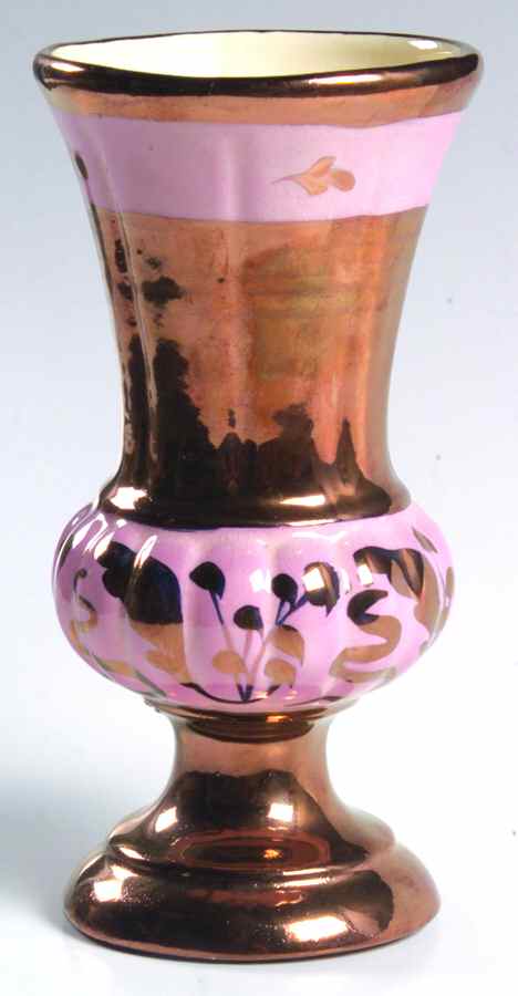Abingdon (Pink) 7" Urn Shaped Vase by Cumbow-1