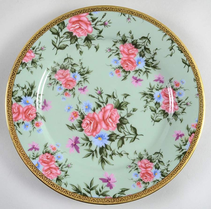 Grand Buffet Gold Accent Salad Plate by Charter Club-1