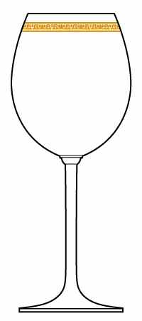 Grand Buffet Gold Glassware Wine by Charter Club-1