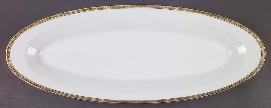 Grand Buffet Gold 18" Oval Serving Platter by Charter Club-1