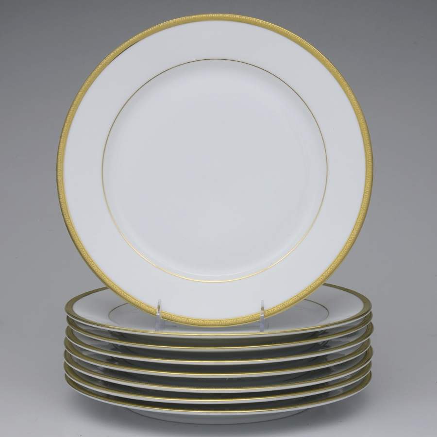 Grand Buffet Gold Dinner Plate - Set of 8 by Charter Club-1