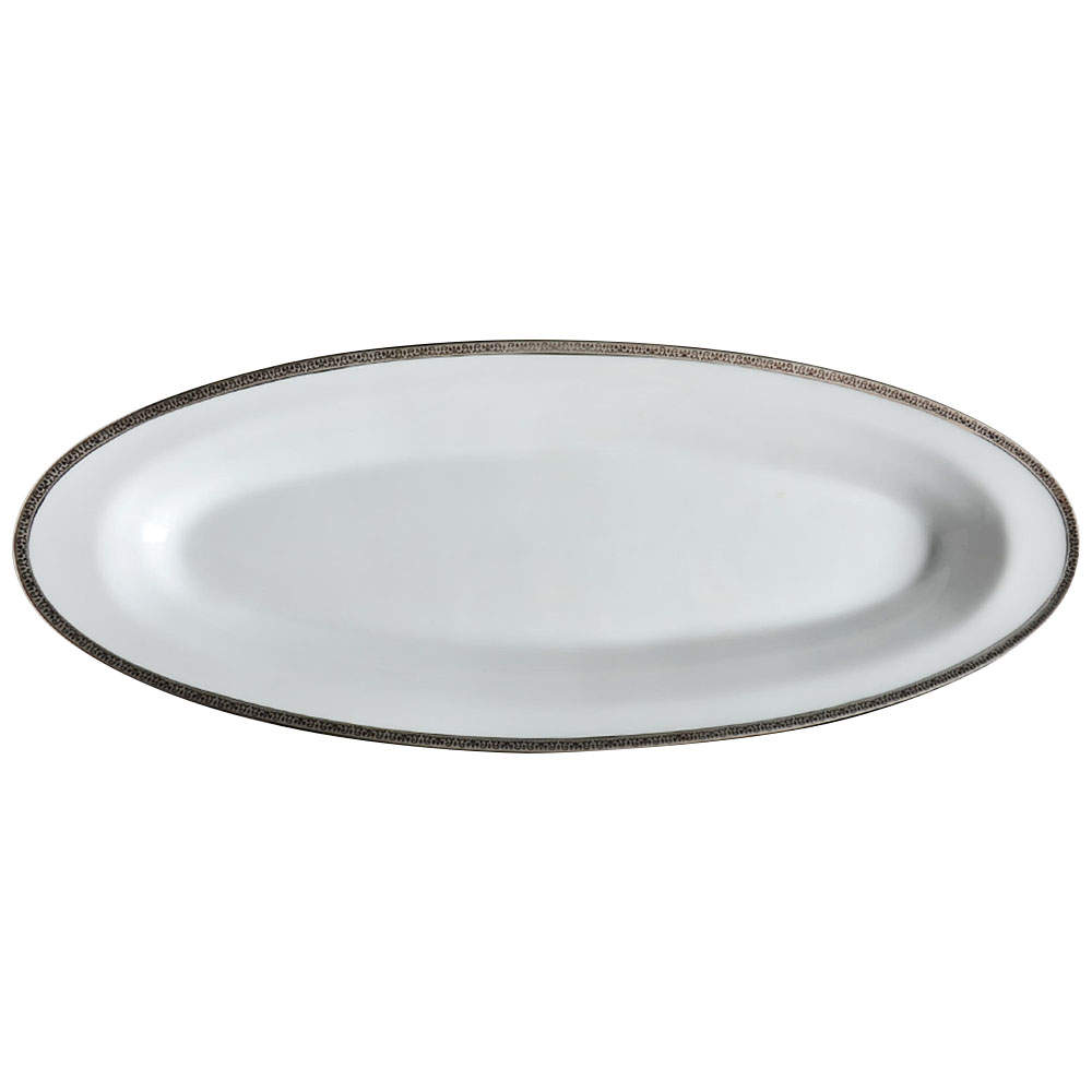 Grand Buffet Platinum 18" Oval Serving Platter by Charter Club-1
