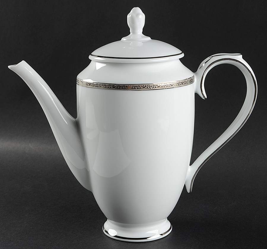 Grand Buffet Platinum Coffee Pot & Lid by Charter Club-1