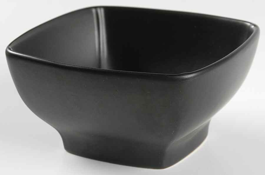 Corso Black Square Soup/Cereal Bowl by The Cellar (China)-1
