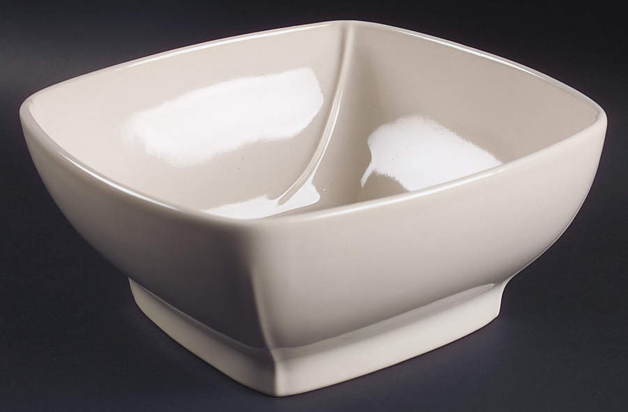 Corso Ivory 9" Round Vegetable Bowl by The Cellar (China)-1
