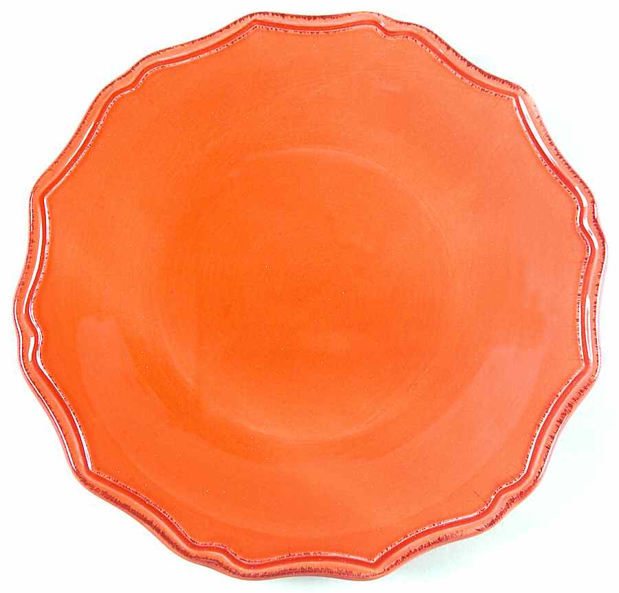 Baroque Terra Cotta Salad Plate by The Cellar (China)-1