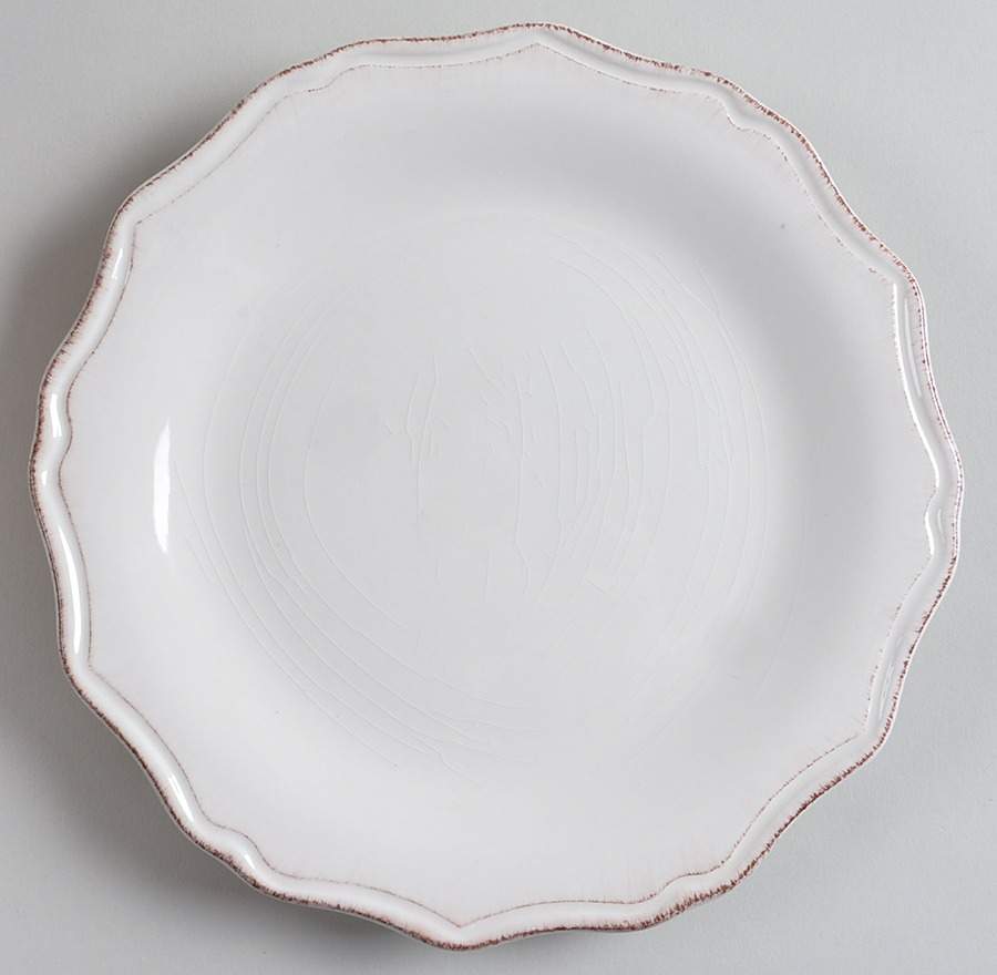 Baroque White Salad Plate by The Cellar (China)-1