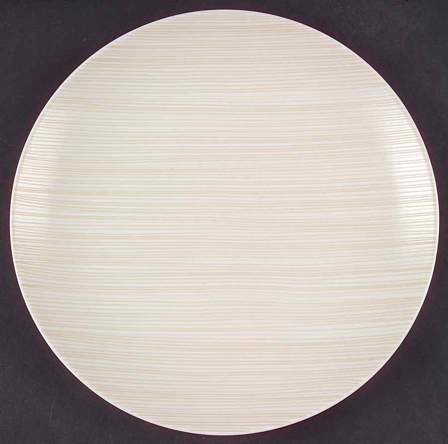 Tonal Floral Dinner Plate by Calvin Klein-1