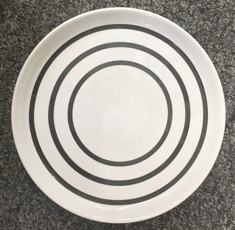 Kelli Black Salad Plate by Crate & Barrel-1