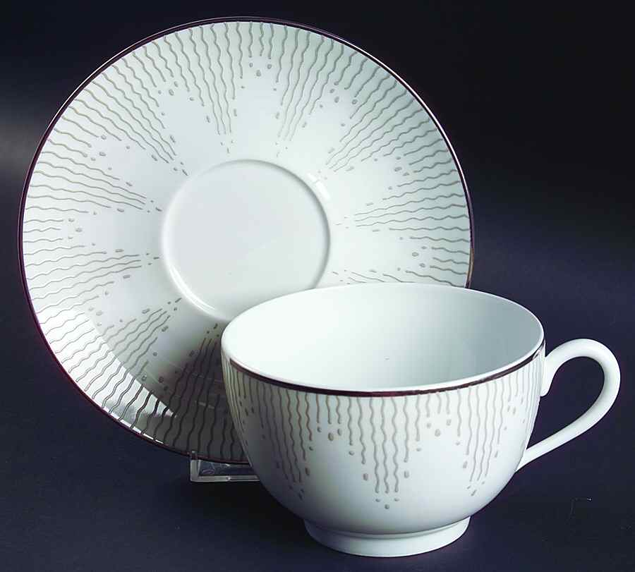 Neptune Breakfast Cup & Saucer Set by Charles Field Haviland-1