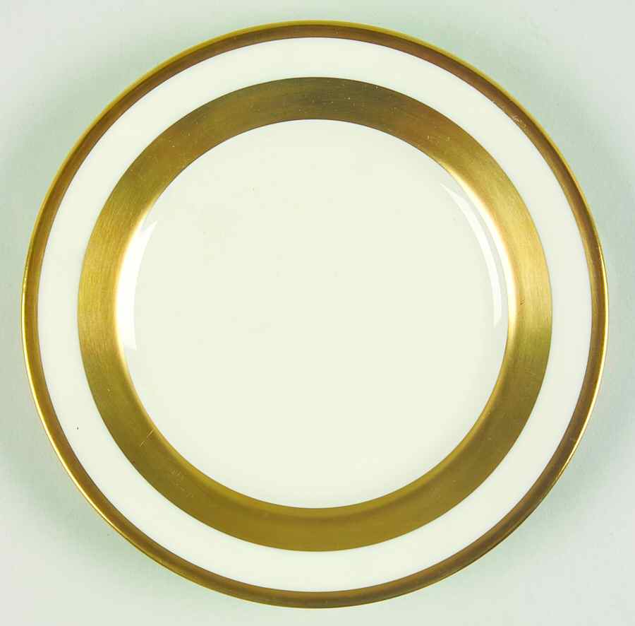 William Gold Bread & Butter Plate by Charles Field Haviland-1