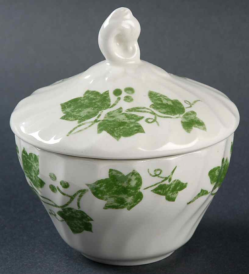 Verdigris Sugar Bowl & Lid by Churchill-1