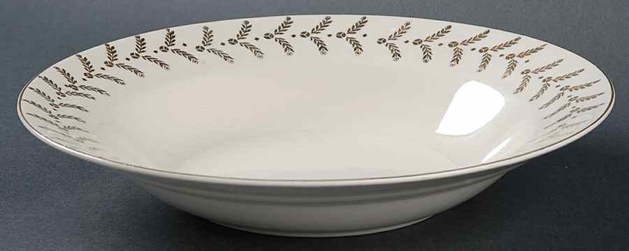 CRP161 Rim Soup Bowl by Crown Potteries-1