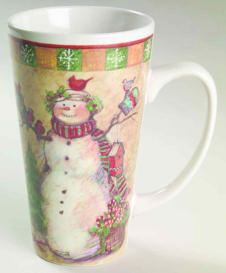 Country Snowman Latte Mug by Certified International-1
