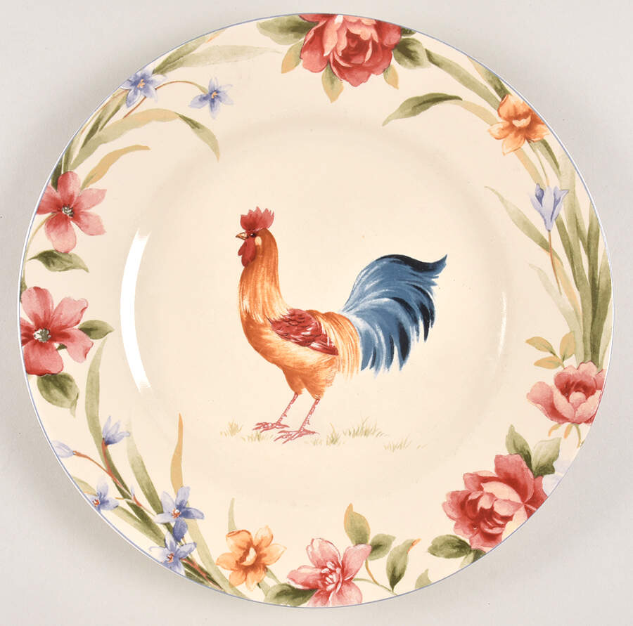 Spring Rooster Dinner Plate by Coventry (PTS)-1